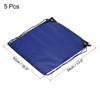 Unique Bargains Gym Sports Outdoor Traveling Nylon Polyester Drawstring Storage Bag 5 Pcs - 2 of 3