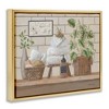Stupell Industries Comforting Bathroom Spa Still Life Floating Frame Canvas Art, Gold, 21" x 17" - 2 of 4
