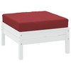 vidaXL Pallet Cushion Wine Red Oxford Fabric - 3 of 4