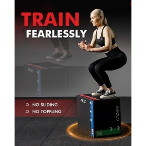 ER KANG 3-in-1 Foam Plyometric Box – Soft Jump Box with Solid Wood Core, High-Density Foam and Non-Slip Cover – No Assembly Required - 1 of 4