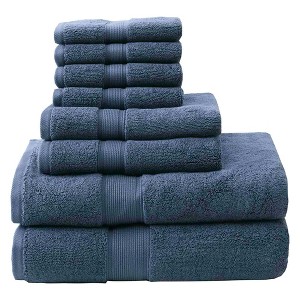 BAGOKIE 8pc 800GSM Cotton Towel Set - 1 of 4