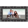 PosterPalooza | 24x14 Wide Bamboo Picture Frame, UV Acrylic, 4 Finishes - Brown, Black, Silver, and Natural - 2 of 4