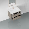 Bencmate Bathroom Storage Cabinets, Wall Mounting Bathroom Storage Cabinet, Soft Close Drawers, Gray, 29.53"*19.69"*22.44" - 3 of 4