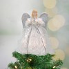 Northlight Lighted Angel with Wings Christmas Tree Topper - 12" - Clear Lights - 2 of 4