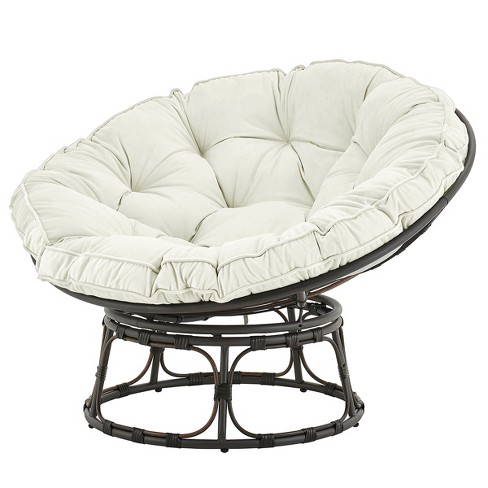 Cream discount papasan chair