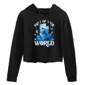 Women's - Disney - Part Of Your World Cropped Graphic Hoodie - 1 of 2