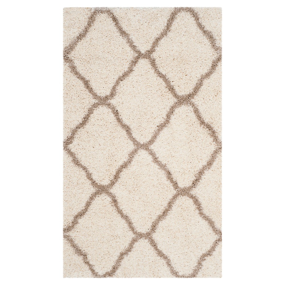 Hudson Shag Rug - Ivory/Beige - (4'x6') - Safavieh