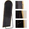 Beautyolove 64"L x 21"W Arched Full Length Mirror Free Standing Leaning Mirror Hanging Mounted Mirror - 4 of 4