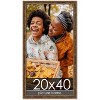 PosterPalooza | Panoramic Textured Gold Picture Frame - UV Acrylic, Foam Board Backing, Hanging Hardware - 2 of 4