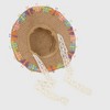 Anna-Kaci Women's Colorful Butterfly - Embellished Straw Sun Hat - 4 of 4
