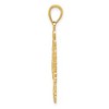 Black Bow Jewelry 14k Yellow Gold Polish Eagle Pendant - 2 of 4