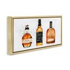 Stupell Industries Funny Phrases Whiskey Bottles Floating Frame Canvas Art - 2 of 4