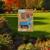 Autumn Bridge Truck Garden Flag Fall Pumpkins Country 18" x 12.5" Briarwood Lane - 4 of 4