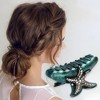 Unique Bargains Women's Elegant Starfish Hair Clips 4.06"x1.73"x2.40" 1 Pc - 2 of 3