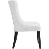 Modway Baronet Dining Chair Vinyl Set of 2 White - 3 of 3