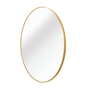 Lyngins Bathroom Mirrors,Round Wall Mirrors,Metal Frame 4mm HD Decorative Mirrors,Aluminum Vanity Mirrors for Bathroom,Bedroom - 1 of 4