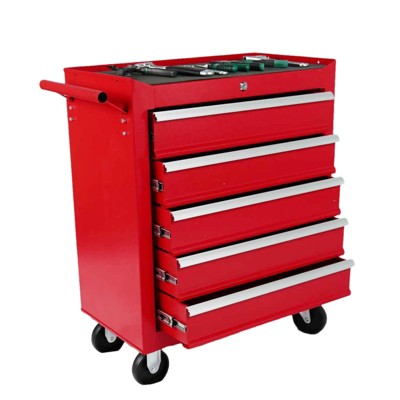 NicBex 7-Drawer Rolling Tool Chest Steel Tool Storage Cabinet with Wheels for Garage Warehouse