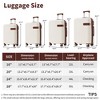 YONWAY Luggage Sets 4 Piece, with Compression Packing Cubes, Hardside Expandable Suitcase Set, with TSA Lock and Spinner Wheel - 3 of 4