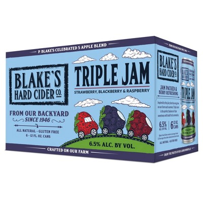 Blake's  Triple Jam Hard Cider - 6pk/12 fl oz Cans