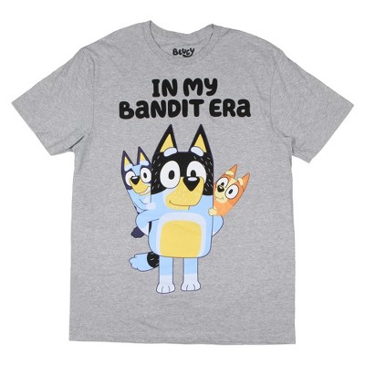 Bluey Men's In My Bandit Era Graphic Print Short Sleeve T-Shirt