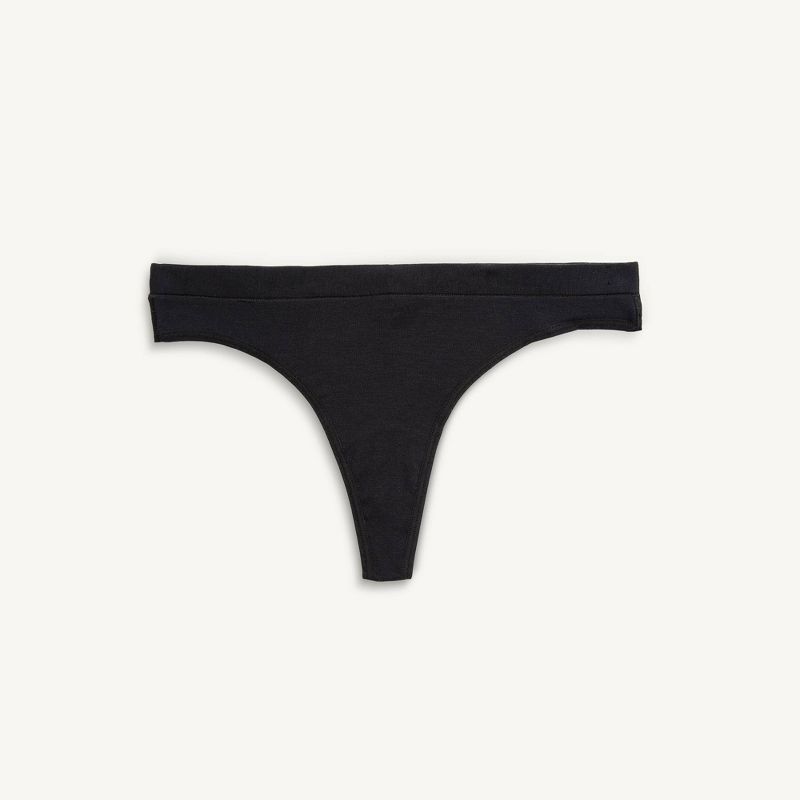 Saalt Leak Proof Period Underwear Light Absorbency - Super Soft Modal Comfort Thong, 5 of 8