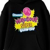 Blow Pops Way 2 Sour Lollipop Logo and Slogan Youth Black Hoodie - 2 of 3
