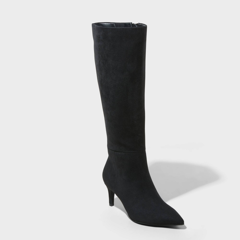 Women's Tay Tall Dress Boots - A New Day™ Black 10