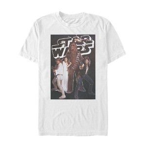 Men's Star Wars Classic Movie Poster Scene T-Shirt - 1 of 4