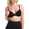 Leading Lady Women's The Dorothy - Underwire Maternity to Nursing T-Shirt Bra (4029) Black 38DDD - 4 of 4