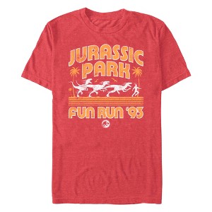 Men's Jurassic Park Small Dinos Fun Run T-Shirt - 1 of 4