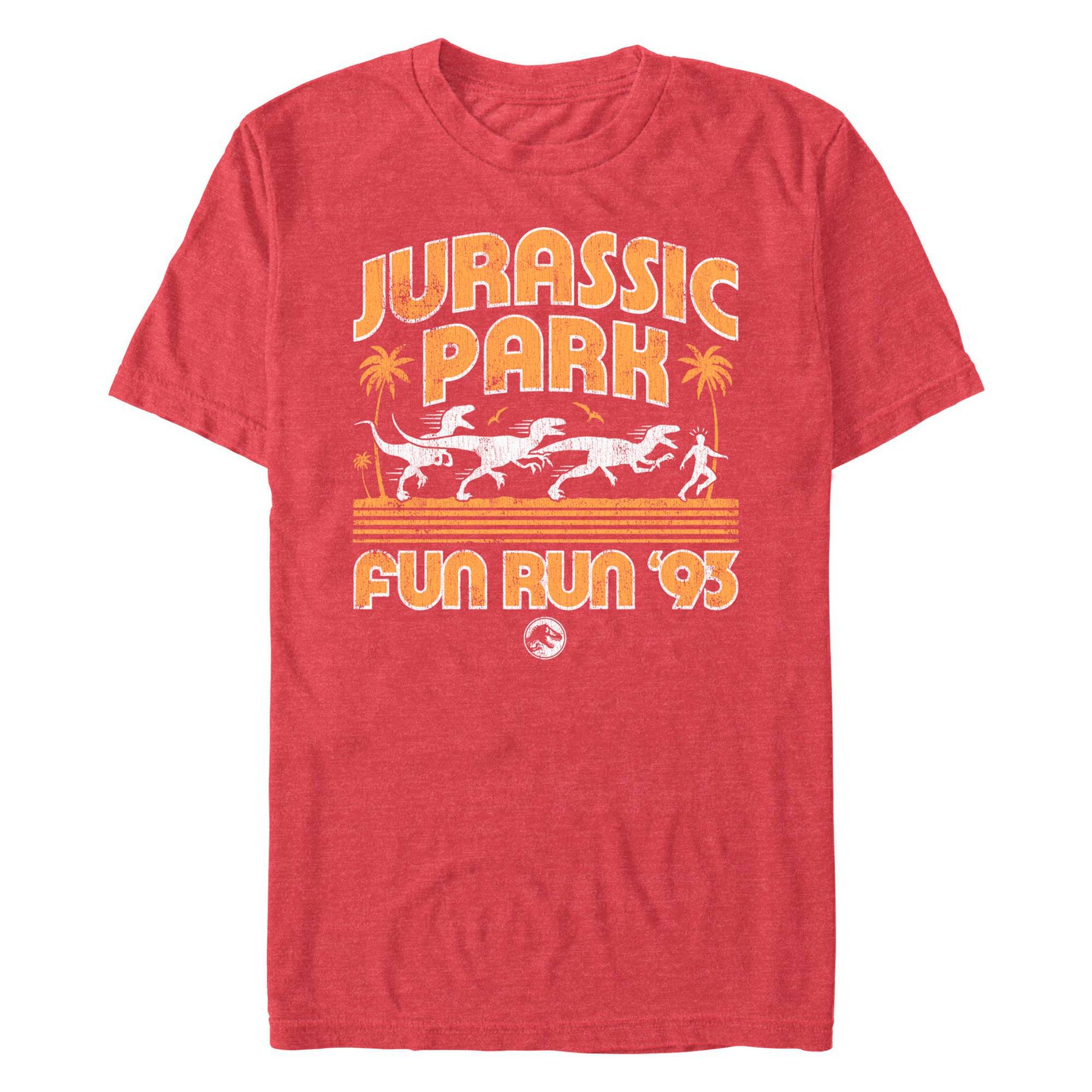Men's Jurassic Park Small Dinos Fun Run T-Shirt