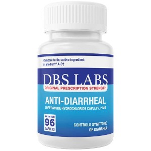 Anti-Diarrheal Loperamide HCl 2 mg Caplets 96ct - 1 of 4