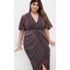 Women's Plus Size Lily Sparkle Maxi Dress - purple | CITY CHIC - 4 of 4