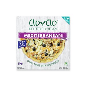 Clo-Clo Mediterranean Frozen Vegan Pizza - 10oz - 1 of 3