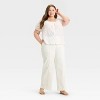 Women's High-Rise Wide Leg Pants - Universal Thread™ - 3 of 3