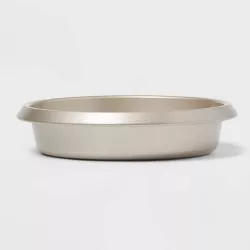 8" Non-Stick Round Cake Pan Aluminized Steel Gold - Made By Design™