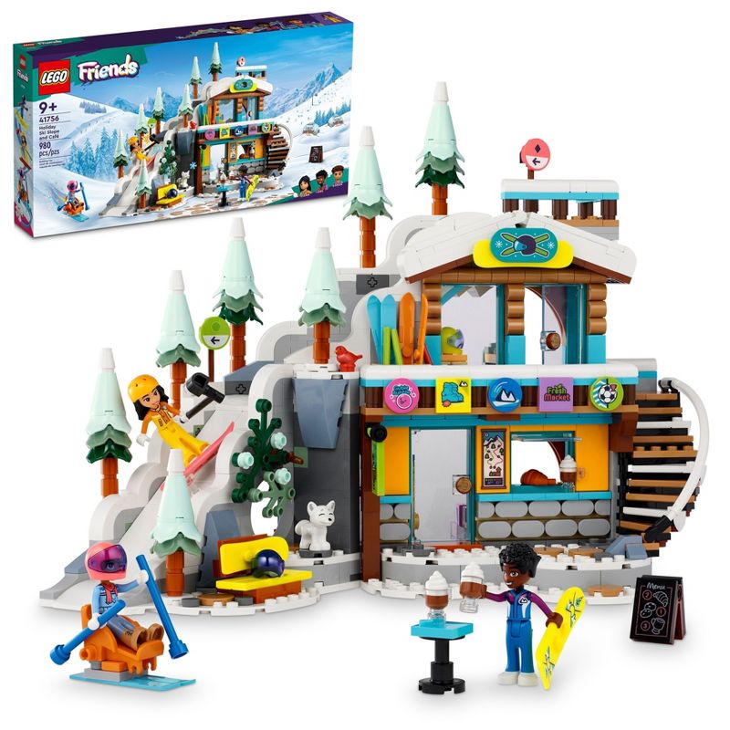 LEGO Friends Holiday Ski Slope and Caf&#233; Creative Building Toy 41756, 1 of 8