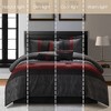 Nanshing 7pc Queen Corell Comforter Set Black - 3 of 4