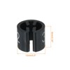Unique Bargains Round Plastic Reusable Garment Hanger Marker Number Tag Black 100 Pcs - 2 of 3