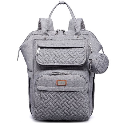 Image of BabbleRoo Diaper Bag Backpack: Ultimate Baby Bag, Versatile Baby Diaper Bag for Modern Parents, Gray, 1 pc