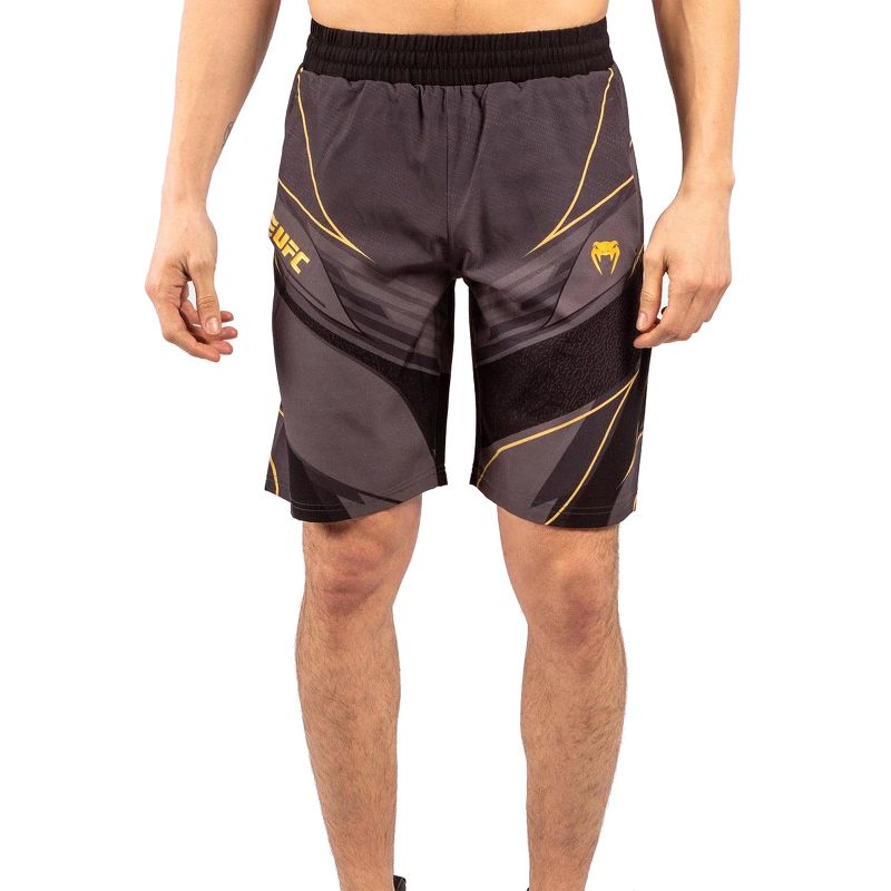 Venum UFC Replica Champion Training Shorts - Black/Gold, 1 of 3