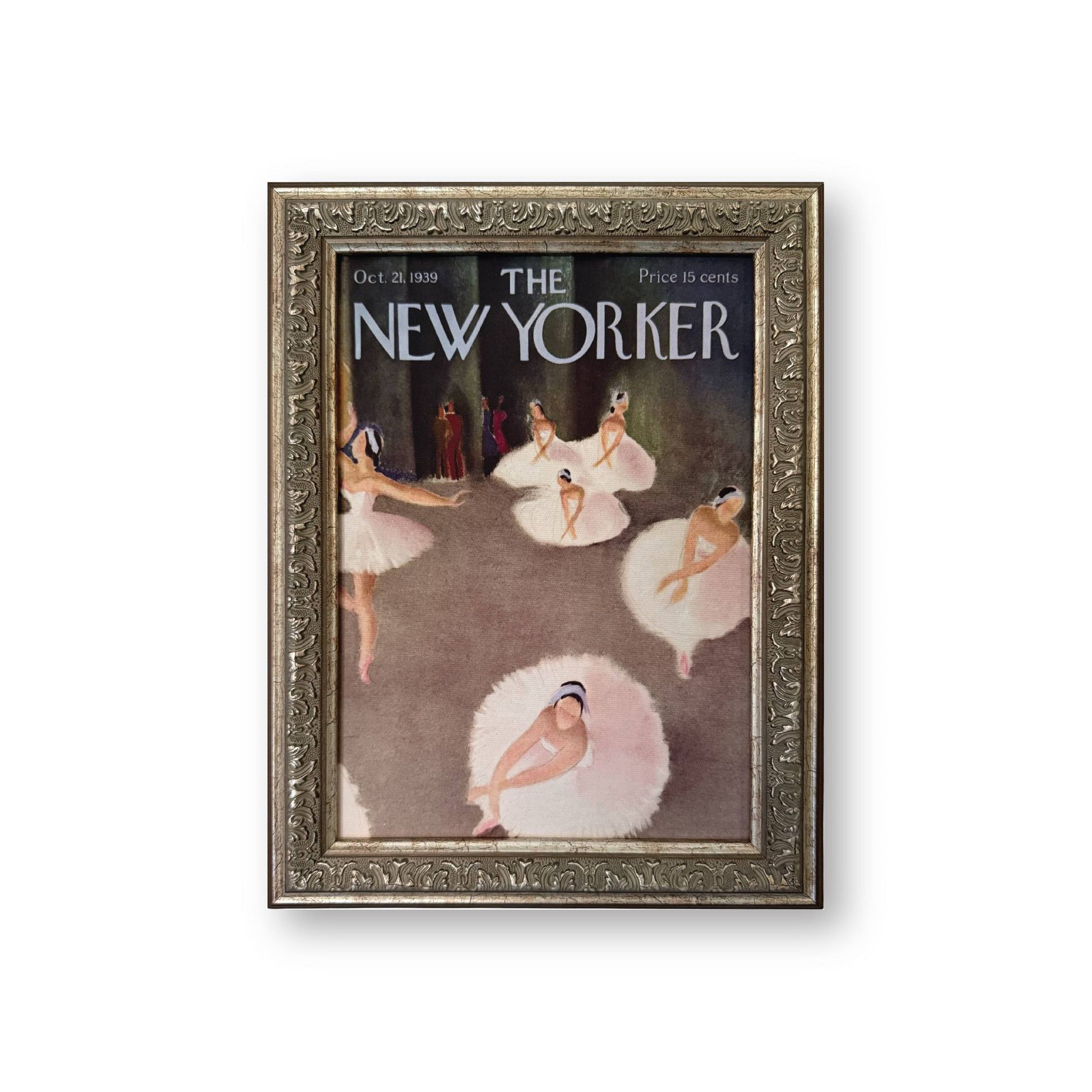 Petal Lane The New Yorker Ballet 8"x10" Silver Gold Frame