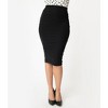 Unique Vintage Women's High Waist Tracy Pencil Skirt - 2 of 4