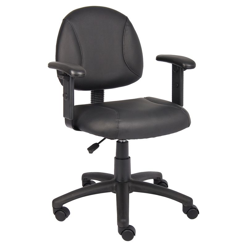 Posture Chair with Adjustable Arms Black - Boss Office Products, 3 of 10