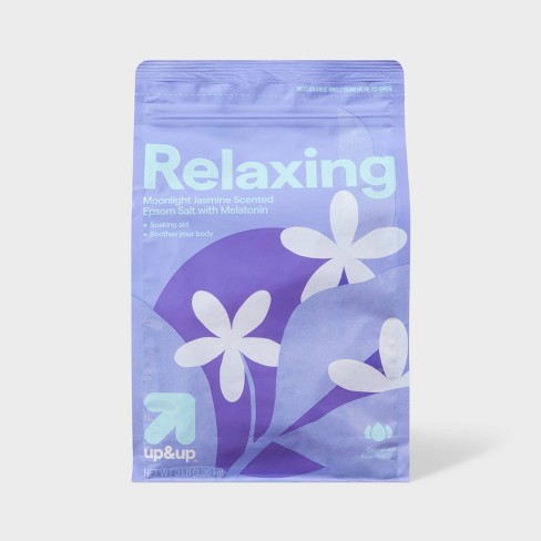 Relaxing Epsom Salt - Midnight Jasmine Scent with Melatonin - 48oz - up&up™ - image 1 of 3