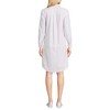 Lands' End Women's Linen Long Sleeve Button Front Shirt Dress - 2 of 3