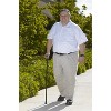 Drive Medical Designer T Handle Folding Cane Black - 2 of 4