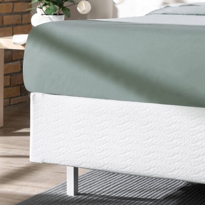 Twin Gray Metal Smart Box Spring with Quick Assembly