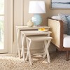 Maryann Tray Tables - White Birch - Safavieh. - 2 of 4