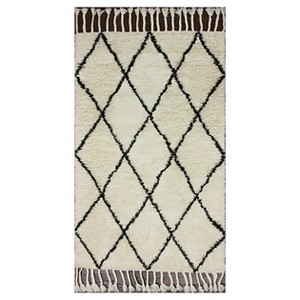 nuLOOM Wool Fez Shag Accent Rug - Natural (4